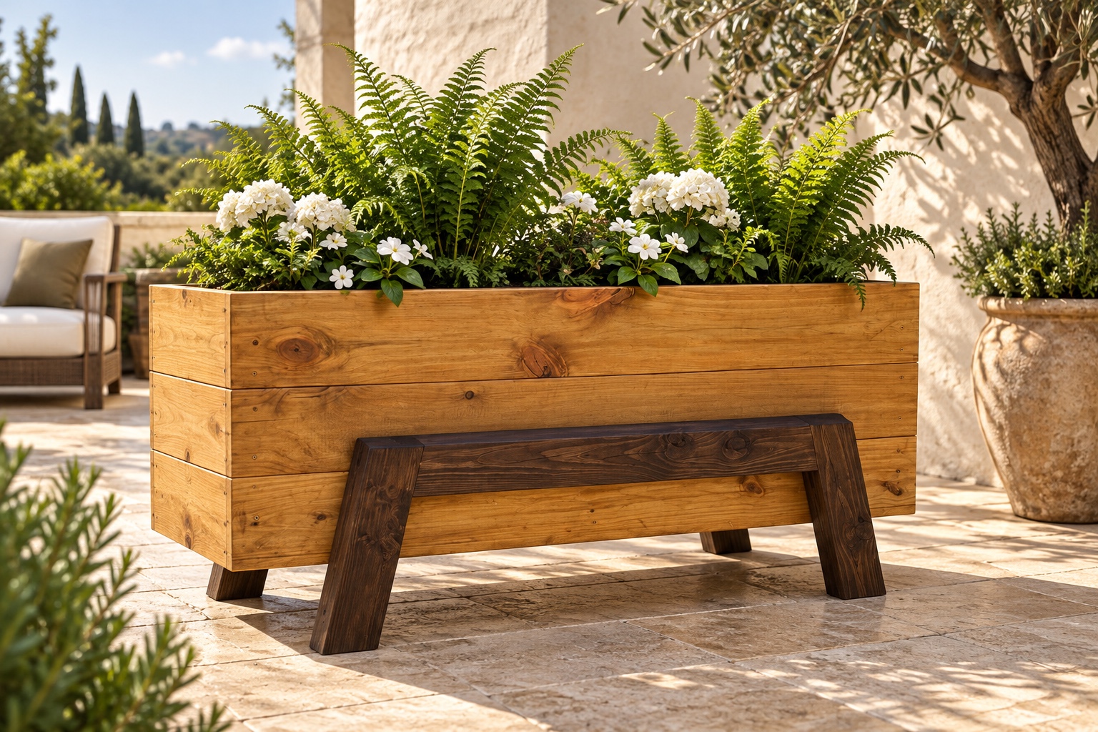 Wooden Planters handcrafted furniture