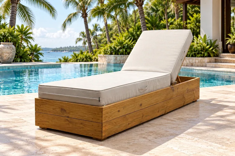 OASIS Chaise Lounge handcrafted furniture
