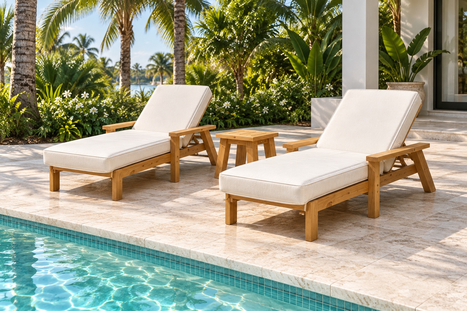 Sol Chaise Lounge handcrafted furniture